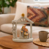 Figura Decorativa Nacimiento Con Palmas